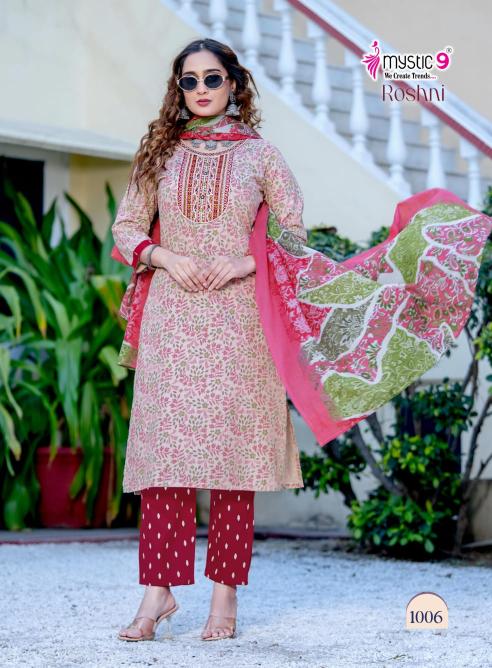 Mystic9 roshni vol 1 wholesale kurti market